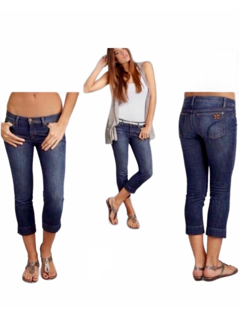 Y2K Vintage Denim Capri Joe’s Jeans Muse Crop Cuff Mid Rise Jean 25